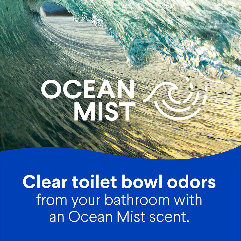CLOROX Toilet Bowl Cleaner Clinging Bleach Gel, Ocean Mist, 24 Fl Oz, Pack of 2 (Package May Vary) - PureLivingMart