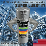 Super Lube Multi-PLrpose Synthetic Grease w/ Syncolon - High Temperature, Water & Corrosion Resistant Grease - Workshop & Industrial Use - Food Grade - Translucent White - Tube - 3 oz (21030)