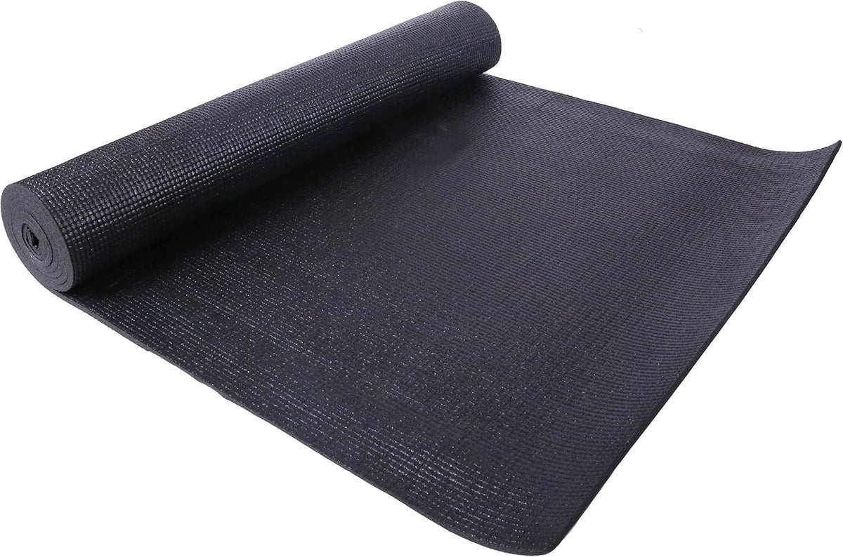 Fitvids All Purpose 1/4-Inch High Density Anti-Tear Exercise Yoga Mat with Carrying Strap, Multiple Colors