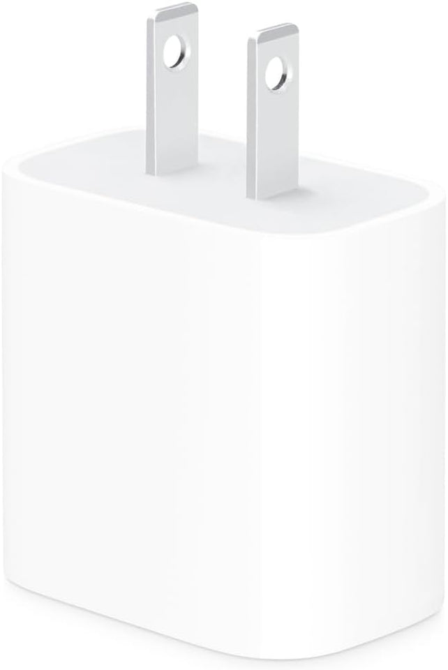Apple 20W compact USB-C power adapter for iPhone iPad AirPods fast charging