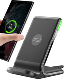 inou 15w fast qi wireless charger with adaptive light for iphone samsung google and more